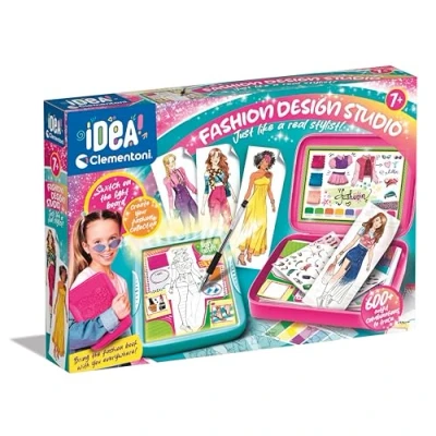 Image of Clementoni Idea Fashion Designer Studio: Light Board &amp; Tracing for Kids (7+ Years)