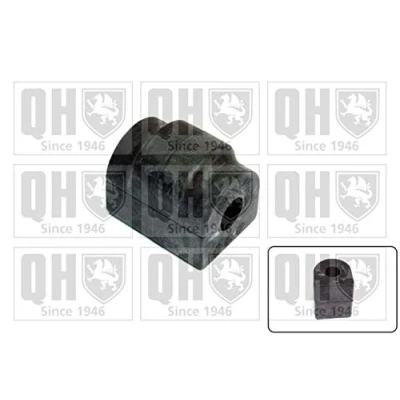 Image of 33356792197, 33506885201 Stabilizer Bushes QUINTON HAZELL EMB7337 Rubber Mount 12mm BMW: 3 Saloon, Touring, 1 Hatchback