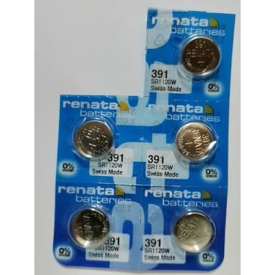 Image of 391 Watch battery Strip of 5 Batteries