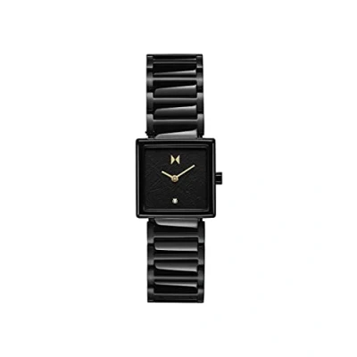 Image of MVMT Analogue Quartz Watch for Women with Black Stainless Steel Bracelet 28000145 D