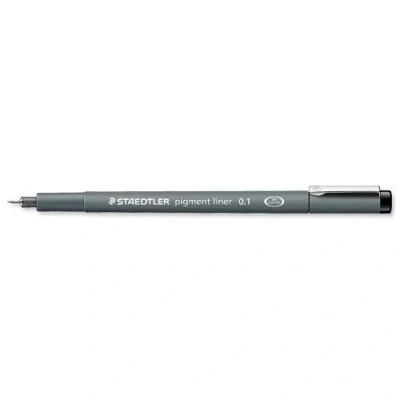 Image of STAEDTLER PIGMENT LINER 0.1mm BLACK INK [Pack of 2]