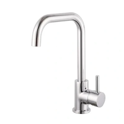 Image of Reginox Salina CH Single Lever Square Neck Chrome Kitchen Mixer Tap