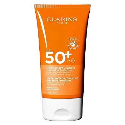Image of Clarins Sun Care Body Cream SPF 50+ 150ml