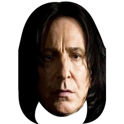 Image of FoxyPrinting Snape Celebrity Cardboard Party Face Mask Fancy Dress