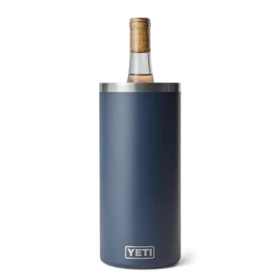 Image of YETI Rambler Wine Chiller, Stainless Steel Insulated, Navy