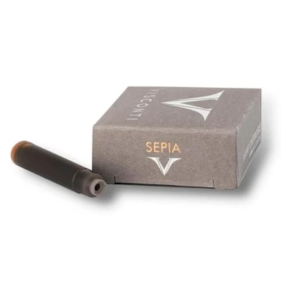 Image of Visconti Ink Cartridges Pack of 10 Sepia