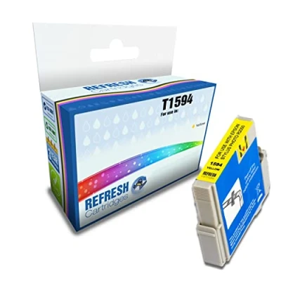 Image of Refresh Cartridges Remanufactured Ink Cartridge Replacement for Epson T1594 (Yellow)