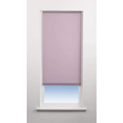 Image of Thermal blackout roller blind, Dusky Rose, 90cm Wide x 170cm Drop, 100% fabric…