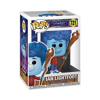 Image of Funko POP! Disney: Onward Ian With Staff Collectable Vinyl Figure Gift Idea Official Merchandise Toys for Kids &amp; Adults Movies Fans Model Collectors and Display