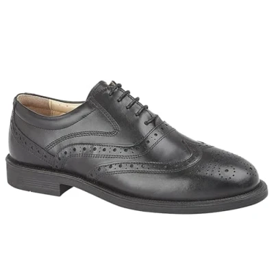 Image of Grafters Wexington Leather Mens Black Size UK 12