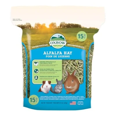 Image of Petlife Oxbow Alfalfa Hay for Small Pet, 425 g