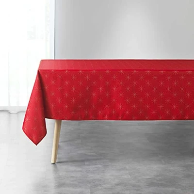 Image of Douceur d intérieur ETOILES &#039;s Tablecloth in Red