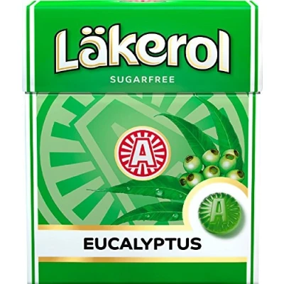 Image of Cloetta Lakerol Eucalyptus Pastilles 10 Boxes of 25g