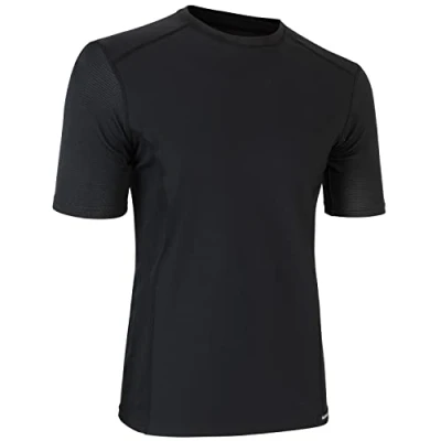 Image of GripGrab WindBreaking Thermal Short Sleeve Cycling Base Layer Anti Odour Spring Autumn Bicycle Undershirt Arrowind Vest Black