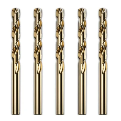 Image of MONOJLY 5Pcs 2/3/4/5/6/7/8/9/10mm M42 HSS Twist Drill Bit Set High Cobalt for Stainless Steel Wood Metal Drilling