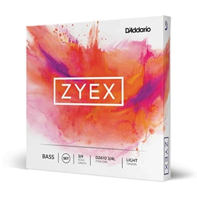 Image of D&#039;Addario Zyex 3/4 Scale Light Tension Bass String Set