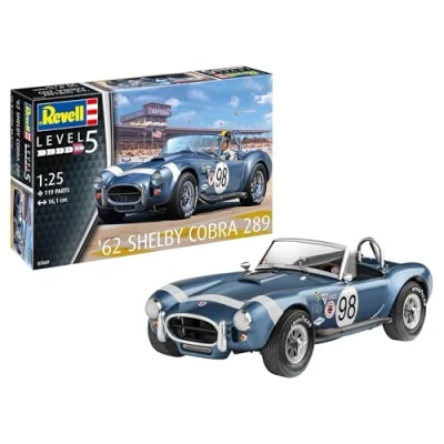 Image of Revell 07669 &#039;62 Shelby Cobra 289 1:25 Scale Unbuilt/Unpainted Plastic Model Kit