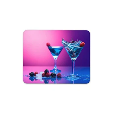 Image of Cocktail Drink Mouse Mat Pad Girls Bar Aunty Sister Mum Computer #8695