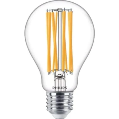 Image of Philips LED Premium Classic A67 Clear Light Bulb [E27 Edison Screw] 17W 150W Equivalent, Cool White (4000K), Non Dimmable.