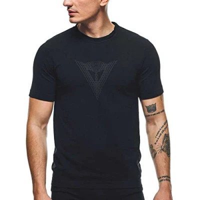 Image of Dainese Men&#039;s Quick Dry Tee Base Layer Top, Black, XL/X