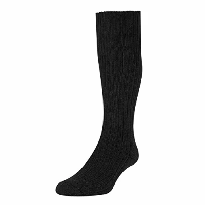 Image of HJ Hall commando socks size 6 11 black HJ3000 (6 pairs)