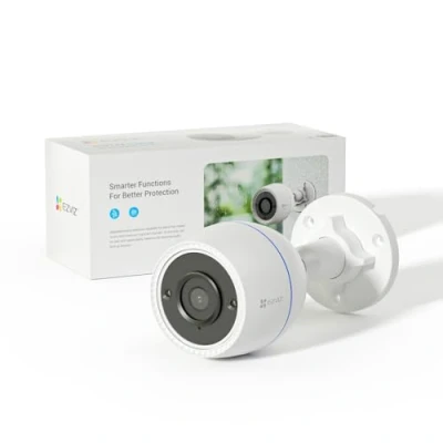 Image of EZVIZ Outdoor Camera Colour Night Vision, CCTV System Wi Fi Home Security Camera, Strobe Light, 1080P FHD, Motion Detection, IP67 Waterproof, 256GB SD Card/Cloud Storage, Alexa/Google (C3TN)