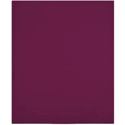 Image of vidaXL Jersey Fitted Sheet Bordeaux 180x200 cm Cotton