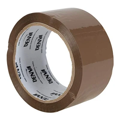 Image of &quot;Denva&quot; Branded Premium Brown Packing Tape 48mm x 66m {6 Pack}