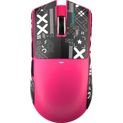Image of ATTACK SHARK X11SE Wireless Gaming Mouse, PixArt PAW3311 Sensor, BT/2.4G Wireless/Wired, 22000 DPI, 65 Hours Battery, Office Mice Gamer for Win11/Xbox/PS/Mac (Berry Red+Tape)