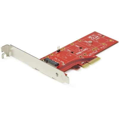 Image of StarTech.com M2 PCIe SSD Adapter x4 3.0 NVMe / AHCI NGFF M Key Low Profile and Full M.2 (PEX4M2E1)