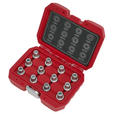 Image of Sealey Locking Wheel Nut Key Set 12pc VW