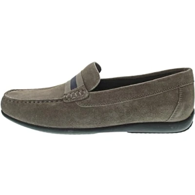 Image of Geox Men&#039;s U Ascanio A Moccasin, Dove Grey, 11 UK