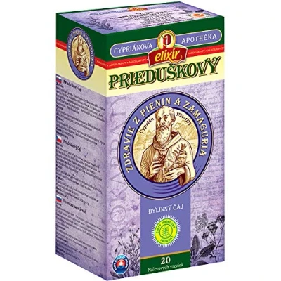 Image of Bronchial Cyprian Herbal Tea Upper and Lower Respiratory System Lungs Pure Natural Grown in Europe (20 Bags 40g)