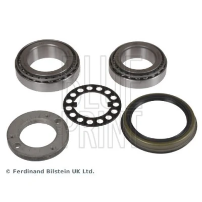 Image of 4143103210X, 4143103210XS1 Wheel Bearing kit BLUE PRINT ADG08247 Front Axle Left, Right 75, 68mm Tapered Roller