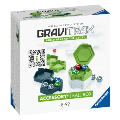 Image of Ravensburger GraviTrax Accessory Ball Box Ideales Zubehör für spektakuläre Kugelbahnen, Konstruktionsspielzeug Kinder ab 8 Jahren