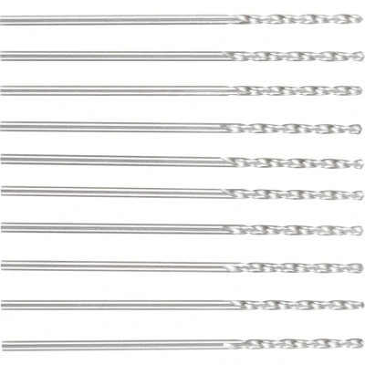 Image of Dormer A002 HSS High Speed Steel Jobber Drill Bit with 118 Degree Tin Tipped Split Point, Pack of 10pcs