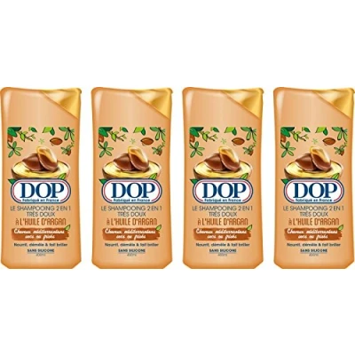 Image of DOP Super Gentle 2 in 1 Shampoo with Argan Oil, 400 ml
