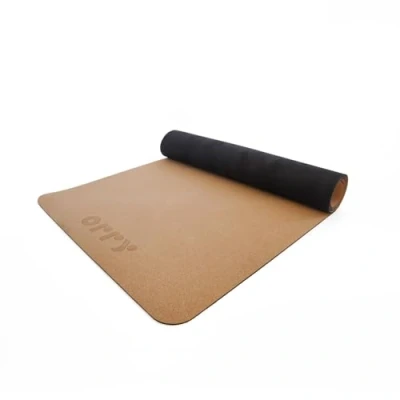 Image of ORRY PU Cork Yoga Mat 72&#039;&#039; x 24&#039;&#039; 4mm Thickness Anti Slip