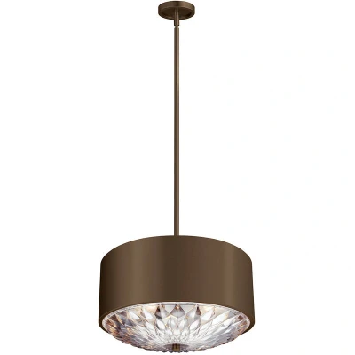 Image of Botanic 4 Light Ceiling Pendant Brass, E27