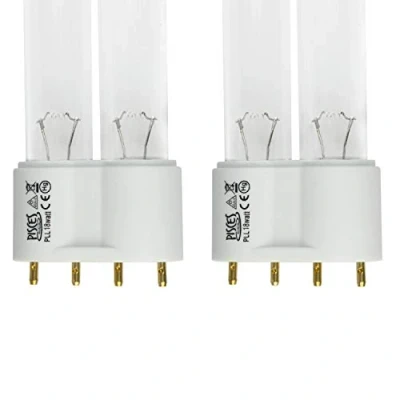Image of Pisces Twin Pack 18w (watt) PLL Replacement UV Bulb Lamp for Pond Filter UVC