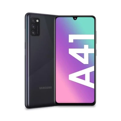 Image of 2020 Samsung Galaxy A41 Dual SIM 64GB 4GB RAM Prism Crush Black (Renewed)