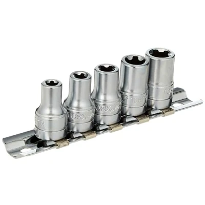 Image of CTA Tools 5064 5 Pc. Pt Torx Plus Socket Set 1/4&quot; Dr.