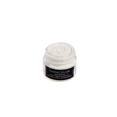 Image of Famaco leather Beige Clair Dye Renovation Detailing Cream for Trainers, Sneakers, shoes and boots with free touch up brush,