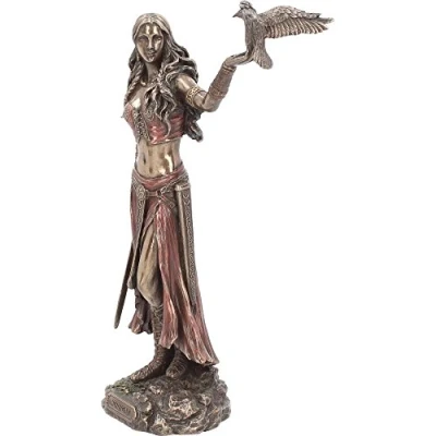 Image of Nemesis Now Morrigan and Crow Figurine 28 cm Bronze