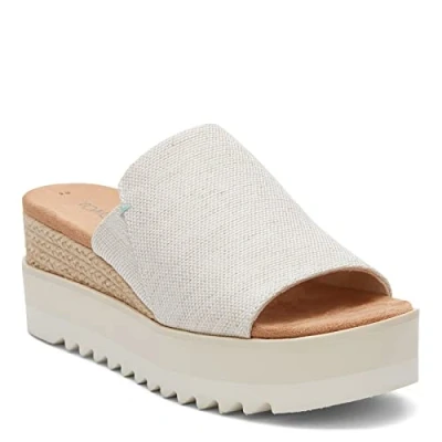 Image of TOMS Women&#039;s Diana Mule Sandal, Natural Yarn Dye, 8 UK