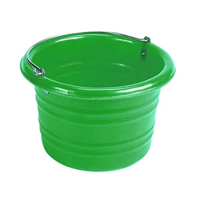 Image of Stubbs Unisex&#039;s Water/Feed Bucket Jumbo with Handle 25 Liter, Green, Regular