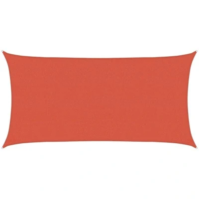 Image of vidaXL Sunshade Sail 160 g/m² Terracotta 2.5x4.5 m HDPE