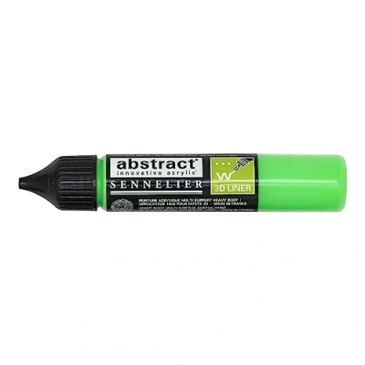 Image of Sennelier Abstract Acrylic 3D Liner 27ml (Fluorescent Green)