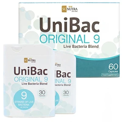 Image of Everyday Probiotics UniBac: Unified Bacteria Live Blend 9 60 Capsules 6 Billion per dose SC Nutra (Sweet Cures)