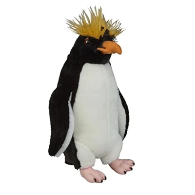 Image of Ravensden 30cm Rockhopper Penguin Soft Toy Suitable for all ages (0+)